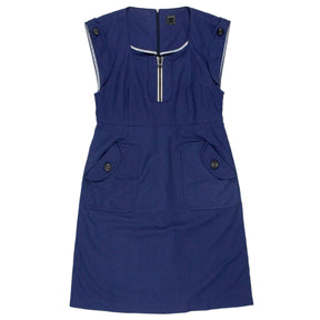 Orla Kiely Navy Zip Front Dress