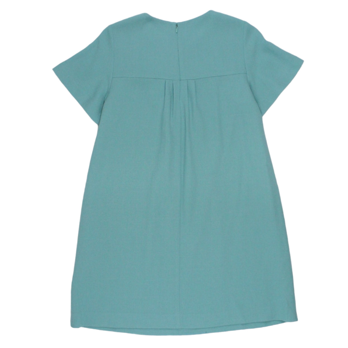 Orla Kiely Verdigris Wool Crepe Short Sleeve Dress