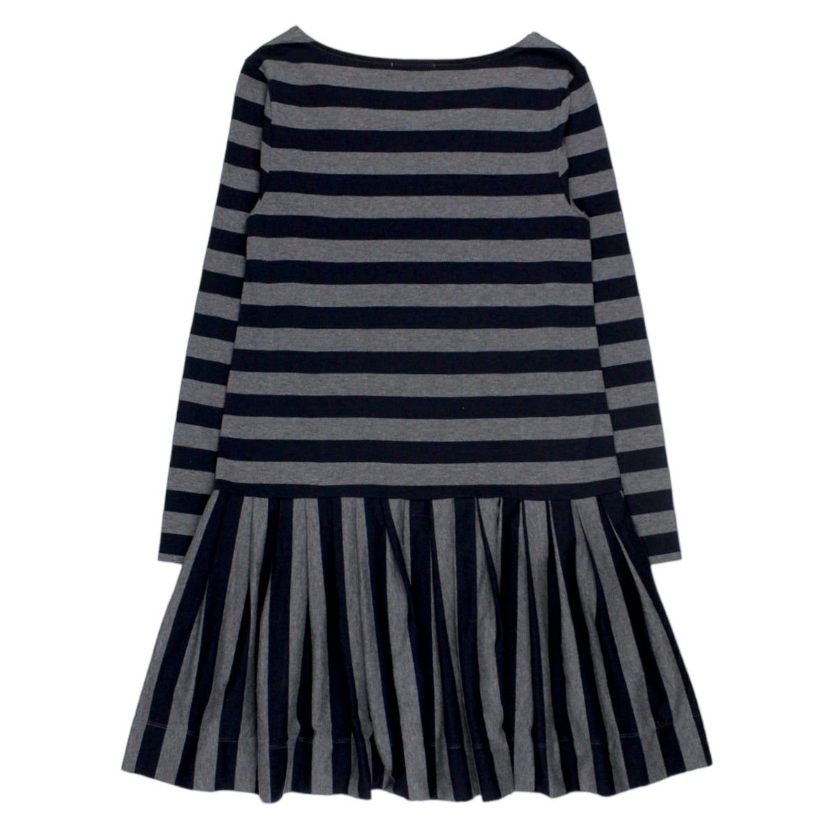 Orla Kiely Navy/Grey Striped Jersey Dress