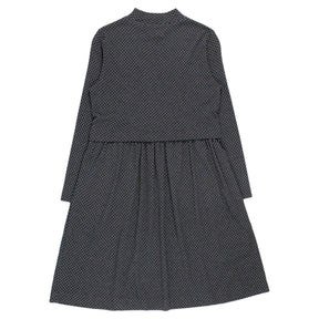 Orla Kiely Grey Turtle Neck Gathered Dress