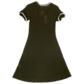 Orla Kiely Green Fine Wool Jersey Dress