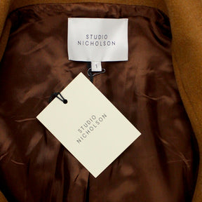 Studio Nicholson Brown Hato Pea Jacket