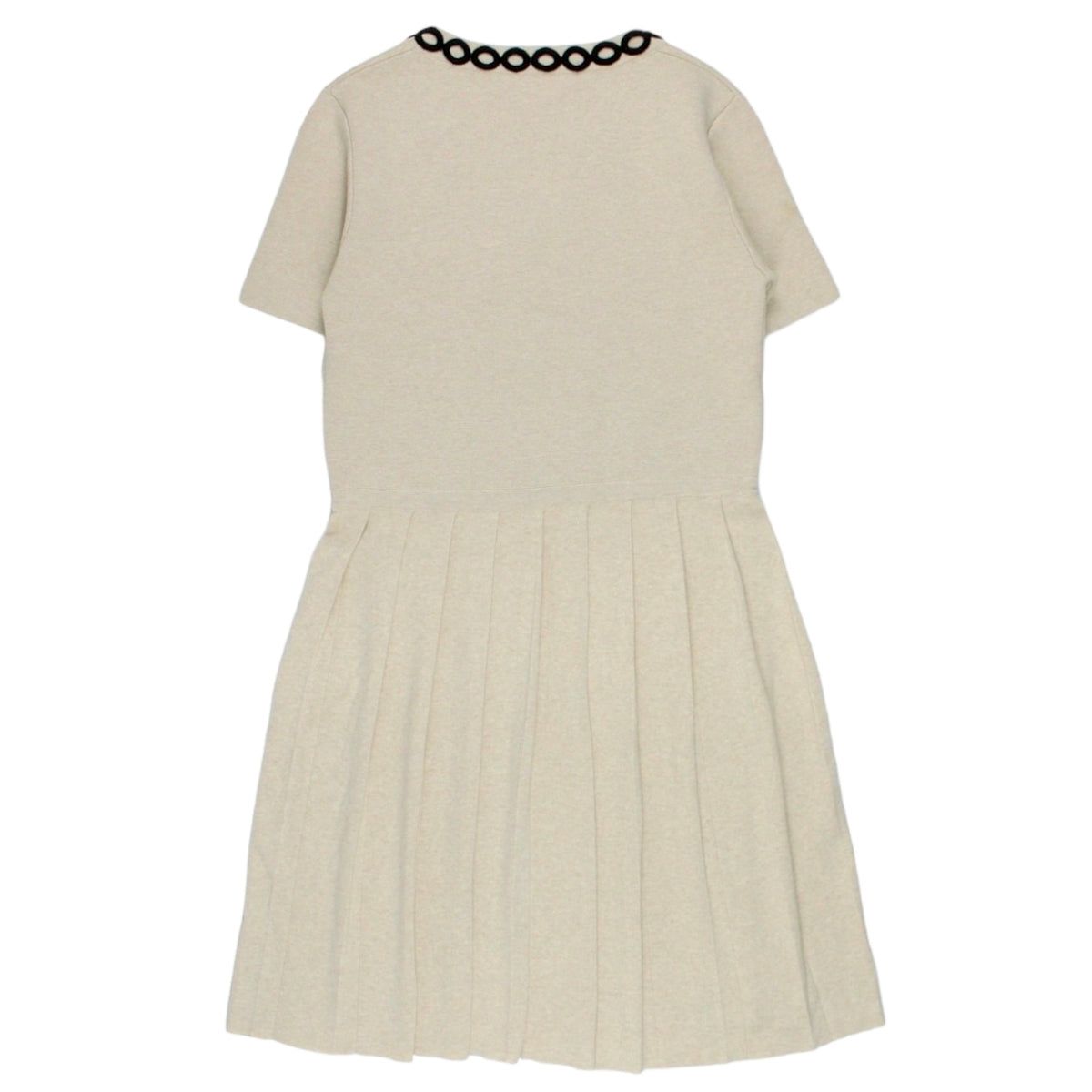 Orla Kiely Vanilla Pleated Knit Dress