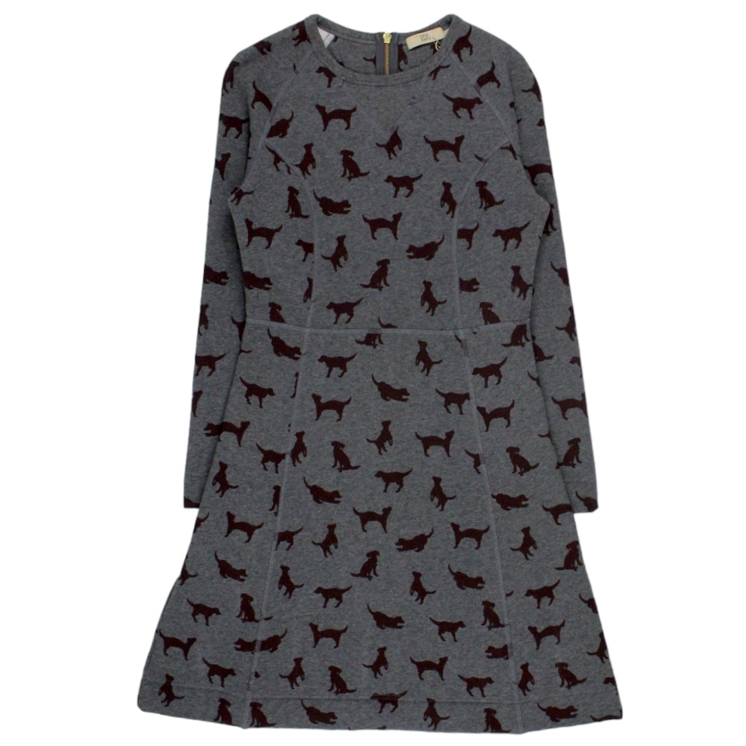 Orla Kiely Grey Dog Sweatshirt Dress