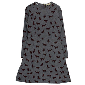 Orla Kiely Grey Dog Sweatshirt Dress