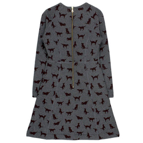 Orla Kiely Grey Dog Sweatshirt Dress