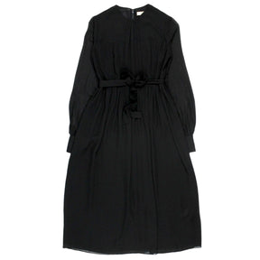 Orla Kiely Black Chiffon Midaxi Dress