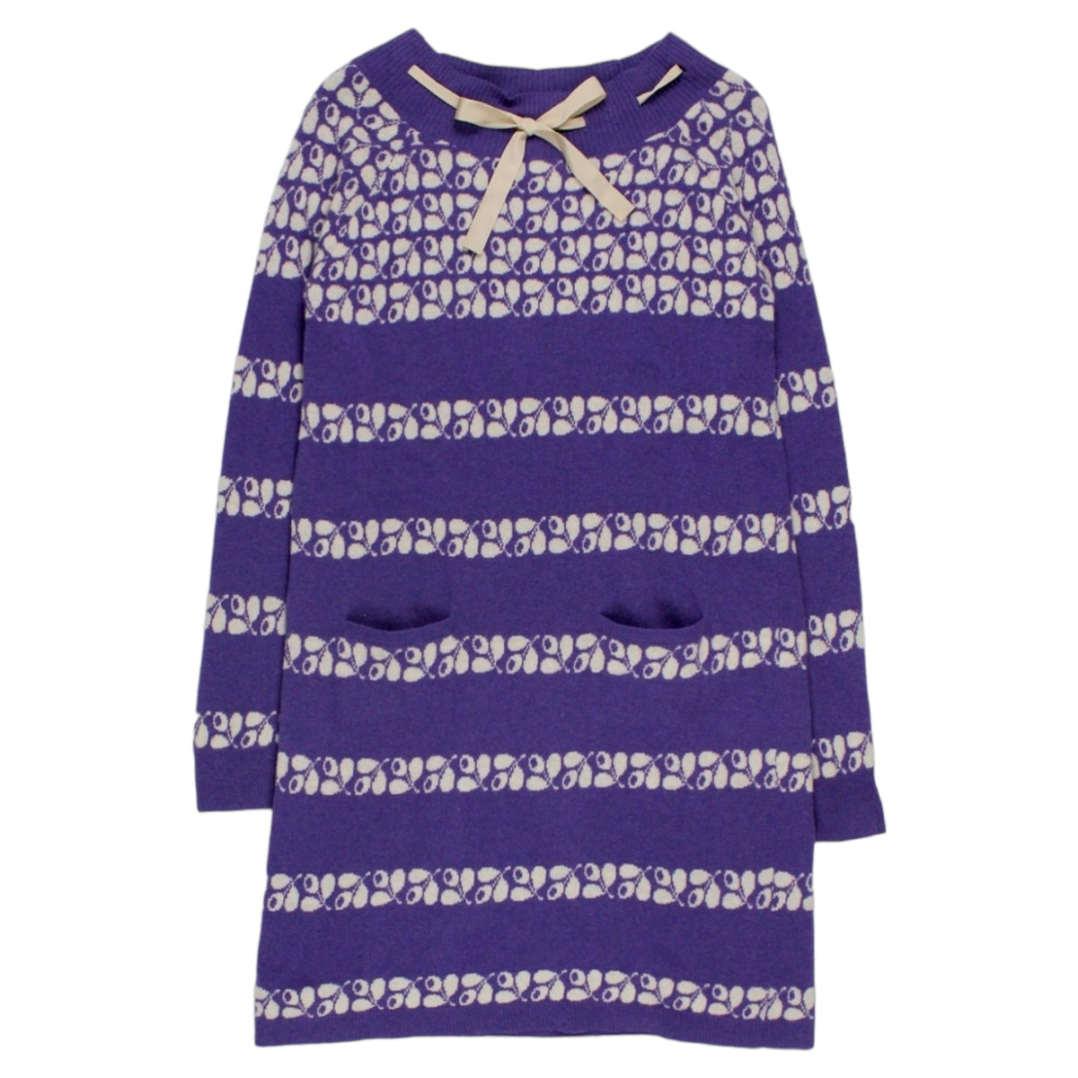 Orla Kiely Violet Knitted Pocket Dress