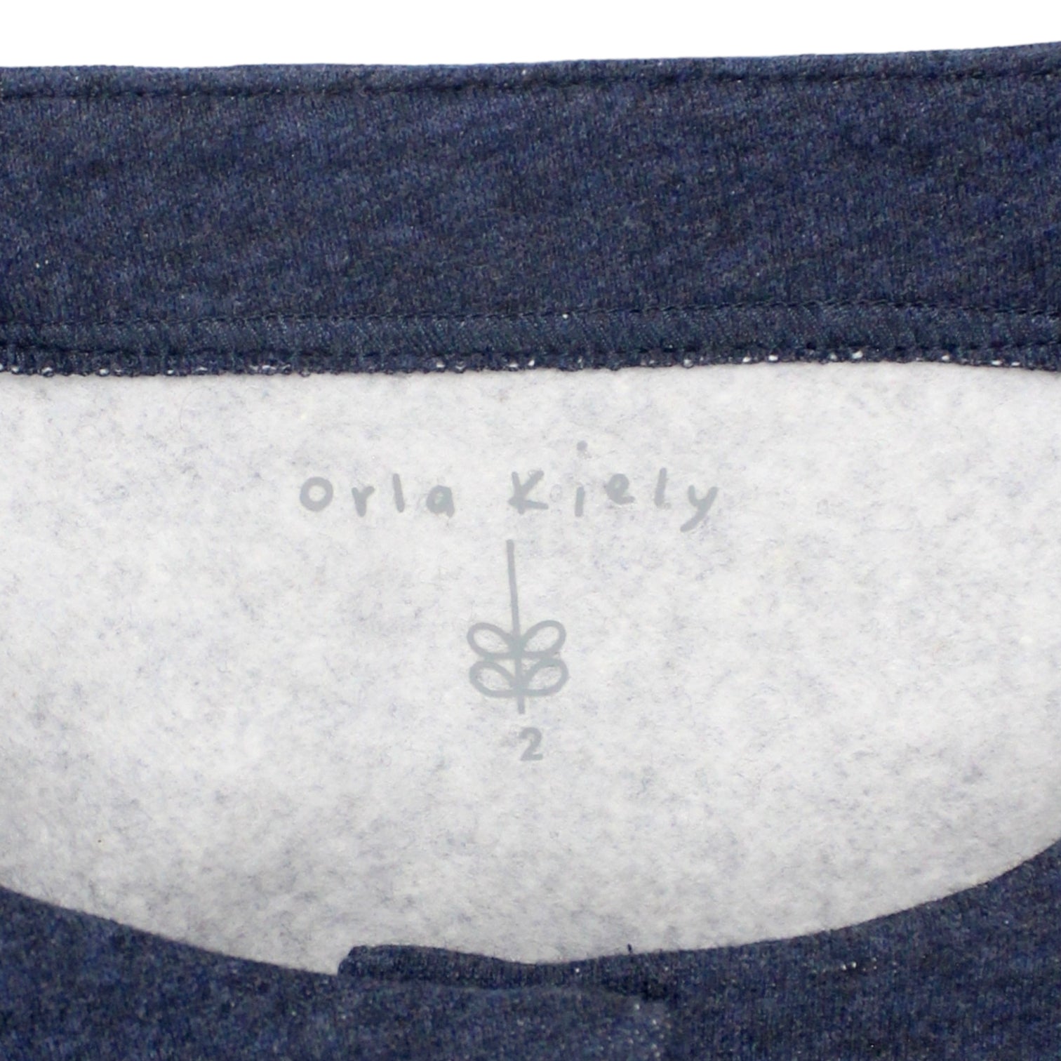 Orla Kiely Navy Sweatshirt Jacket