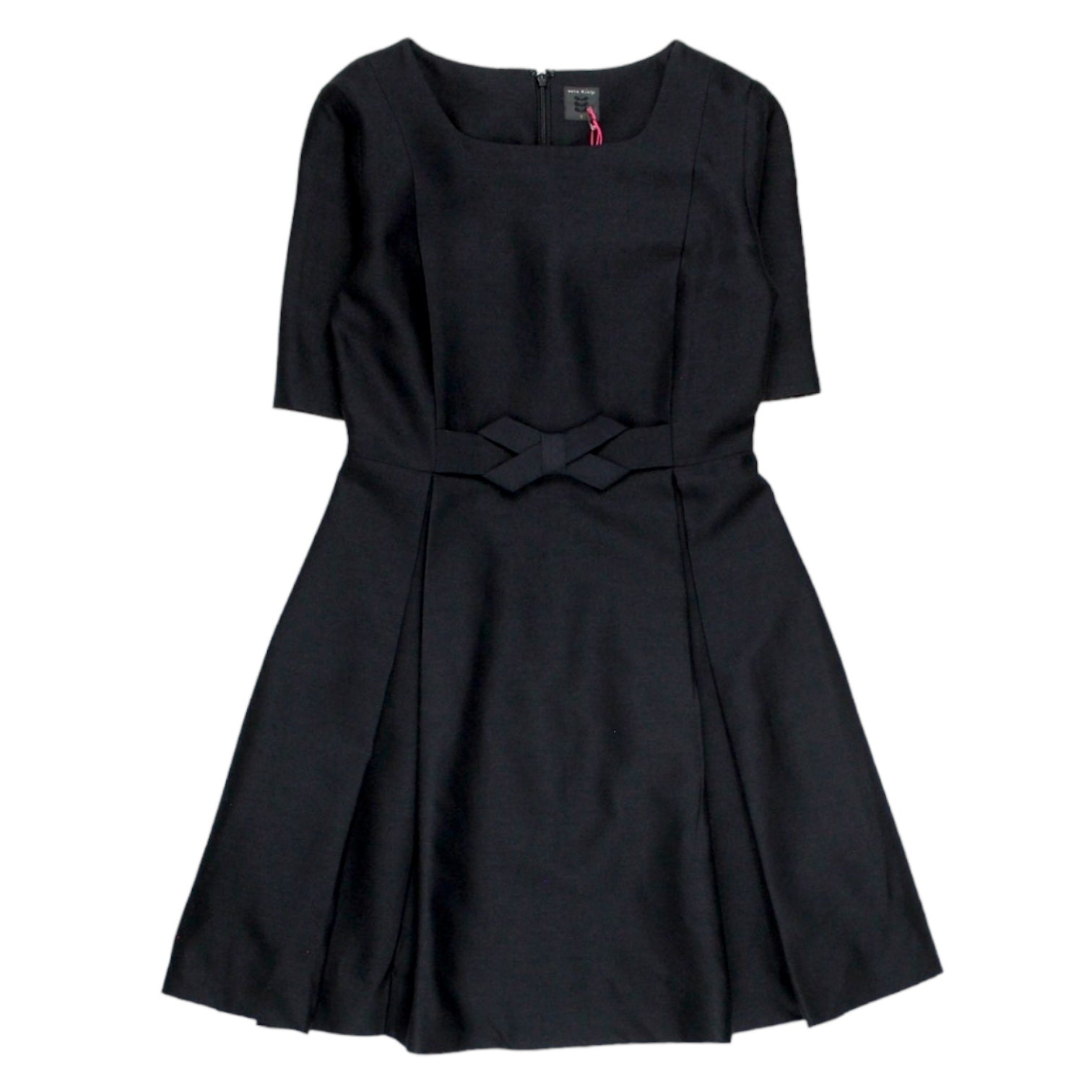 Orla Kiely Dark Grey Bow Front Dress