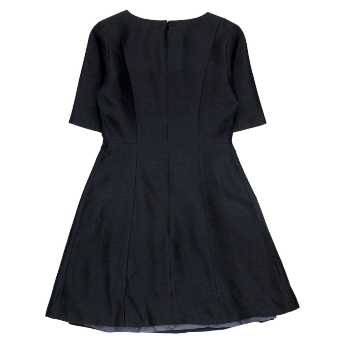 Orla Kiely Dark Grey Bow Front Dress