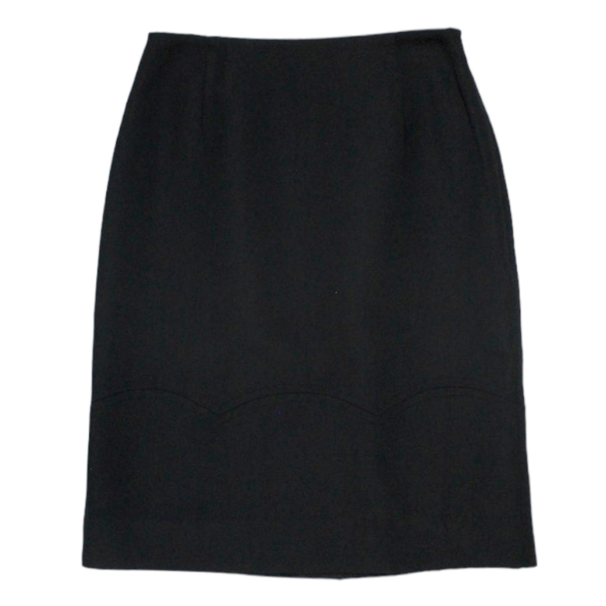 Orla Kiely Black Jacquard Scallop Skirt