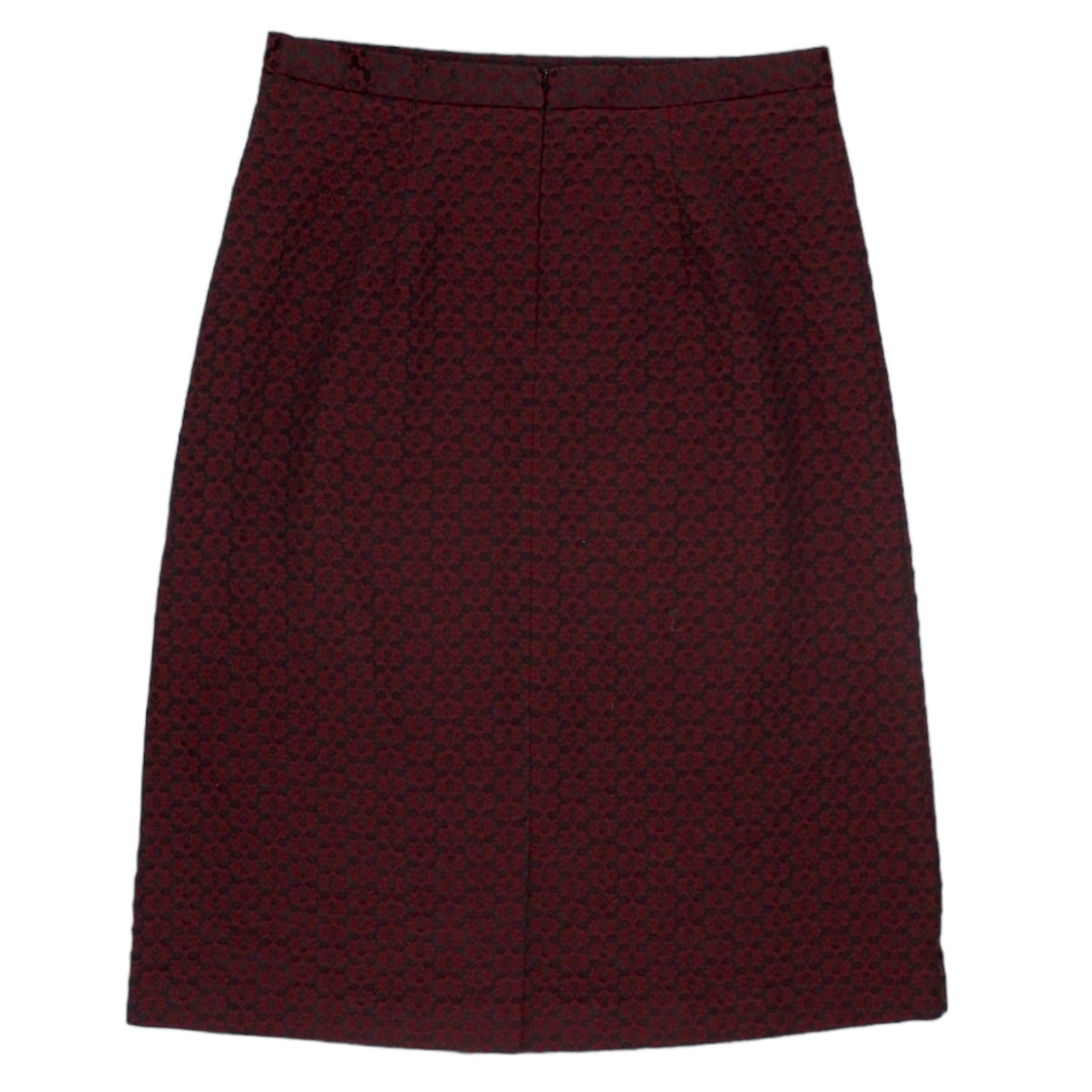 Orla Kiely Red/Black Jacquard Skirt