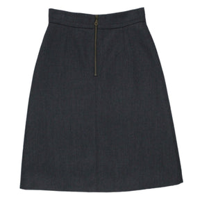 Orla Kiely Grey Cavalry Twill Skirt