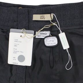Orla Kiely Grey Cavalry Twill Skirt