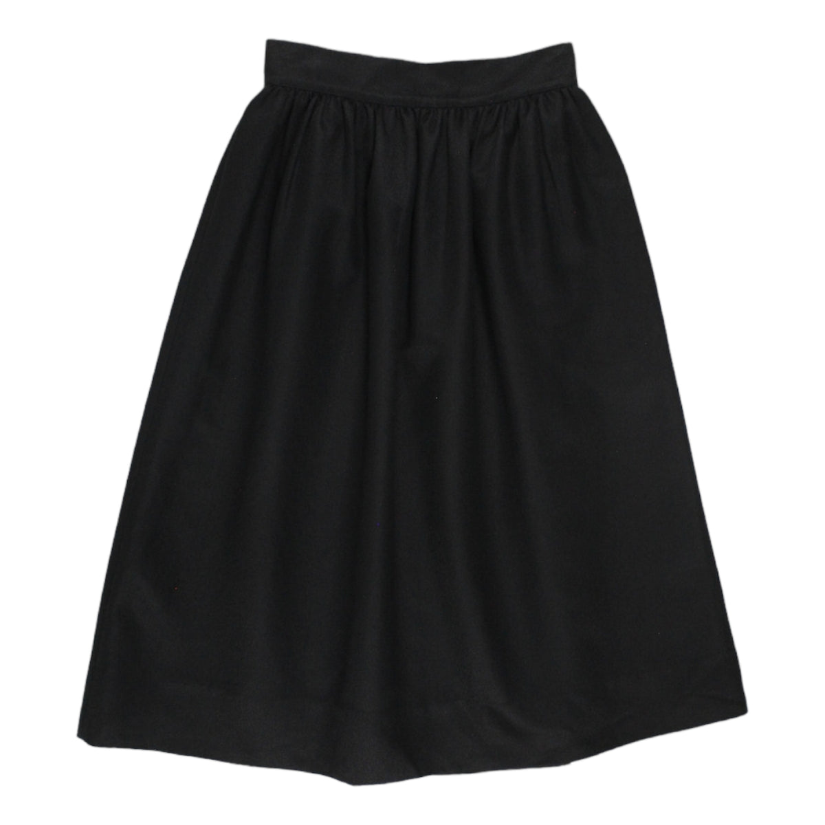 Orla Kiely Black Jacquard Exposed Zip Midi Skirt