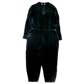 NRBY Green Velvet Jumpsuit - Sample