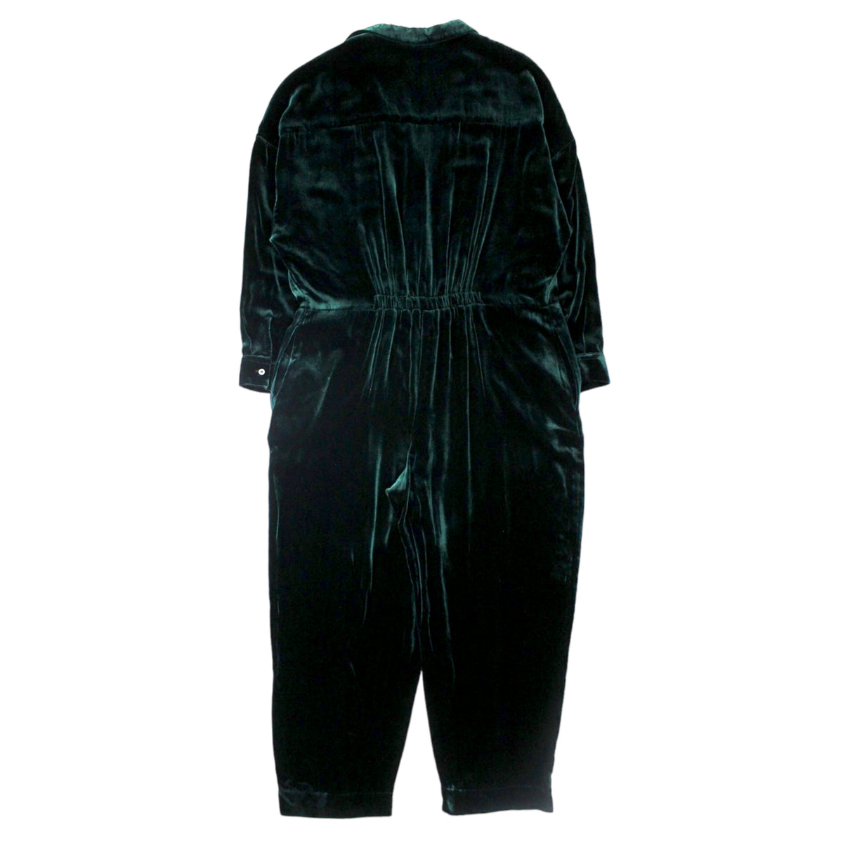 NRBY Green Velvet Jumpsuit - Sample