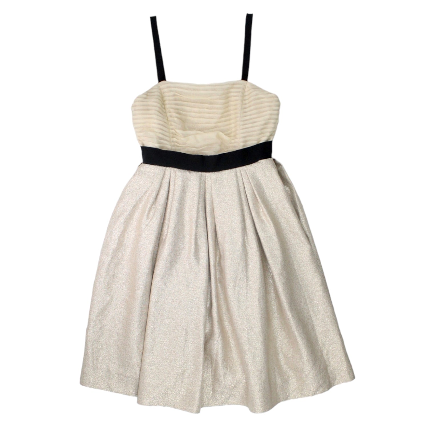 Orla Kiely Gold Lurex Strappy Dress