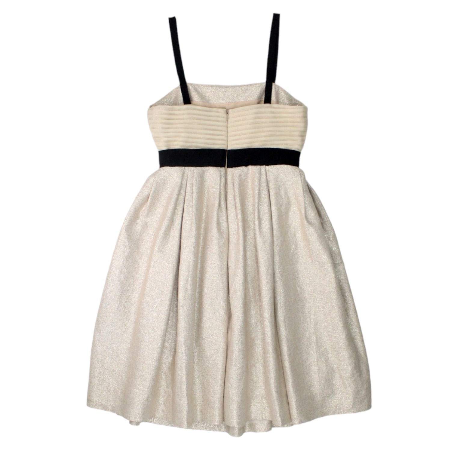 Orla Kiely Gold Lurex Strappy Dress