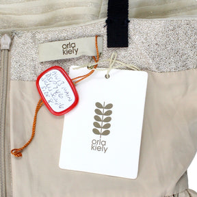 Orla Kiely Gold Lurex Strappy Dress