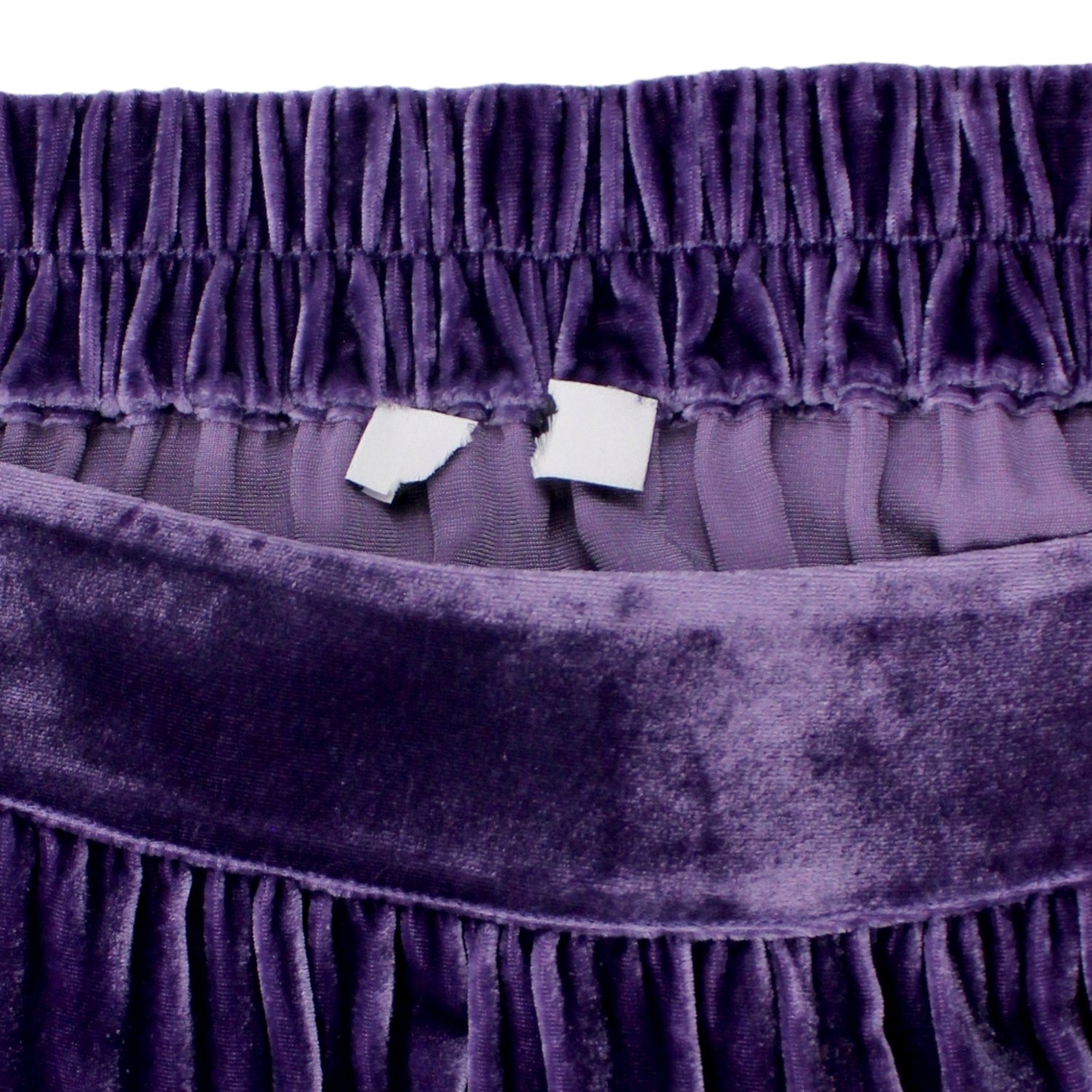 NRBY Purple Velvet Midi Skirt - Sample