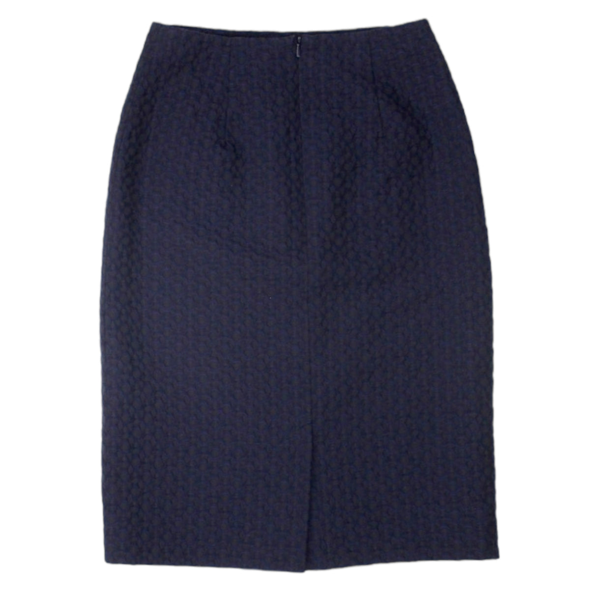 Orla Kiely Blue/Black Jacquard Skirt