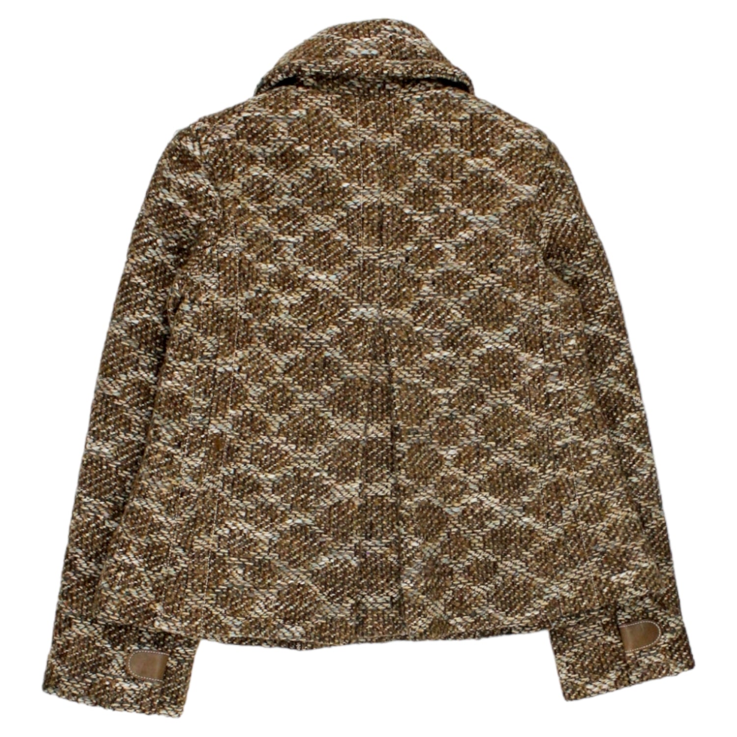 Orla Kiely Brown Tweed Collared Jacket