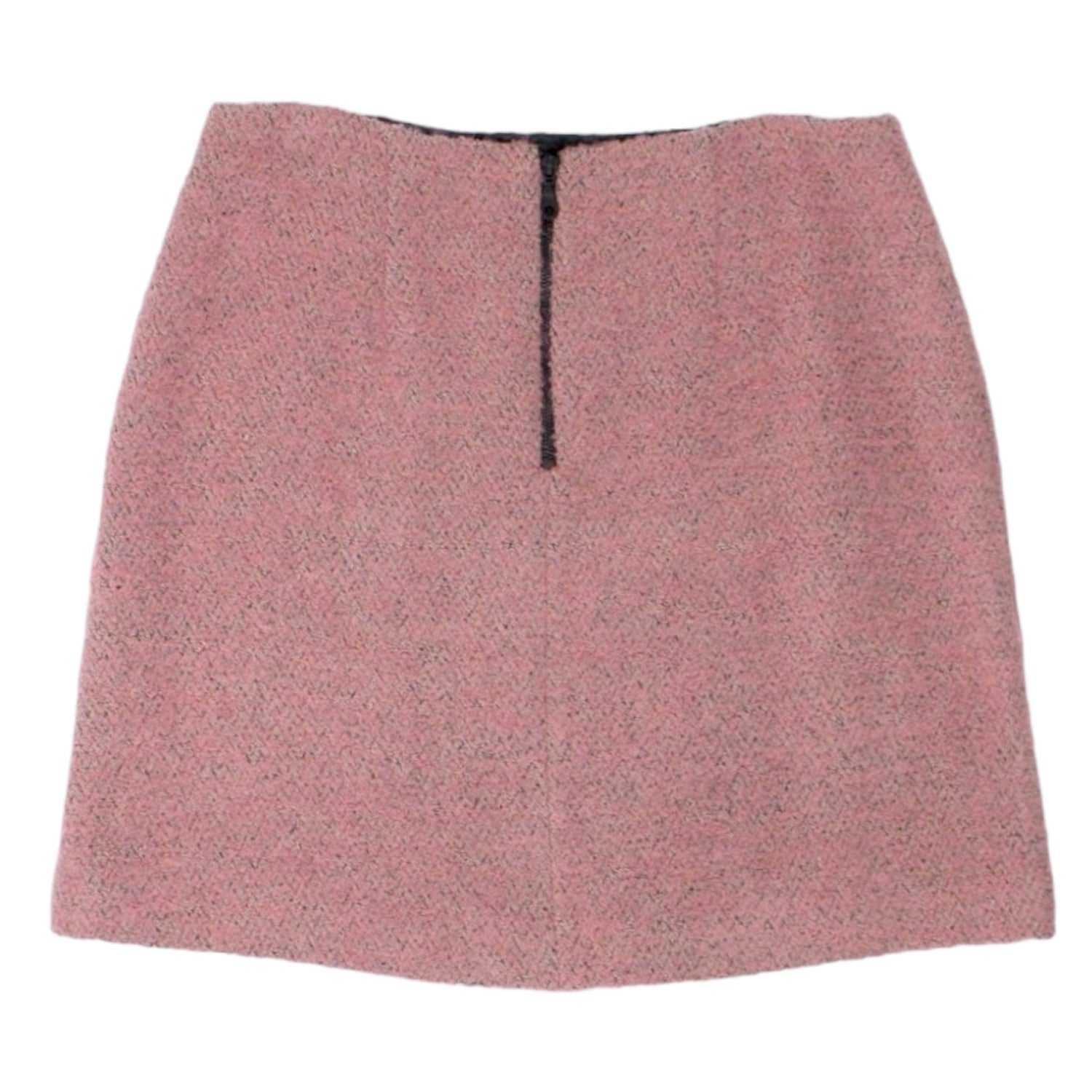 Orla Kiely Pink Wool Mini Skirt