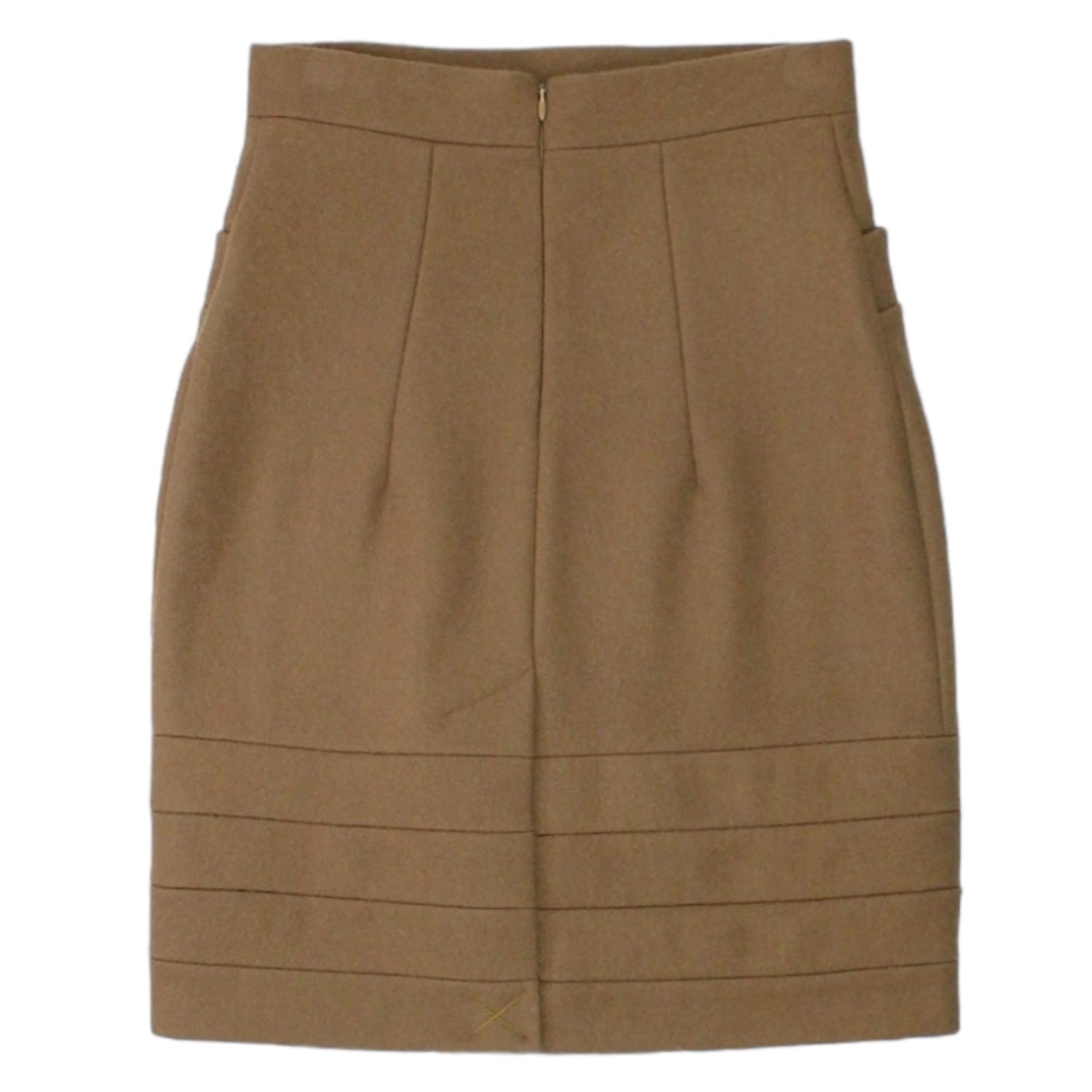 Long camel wool clearance skirt