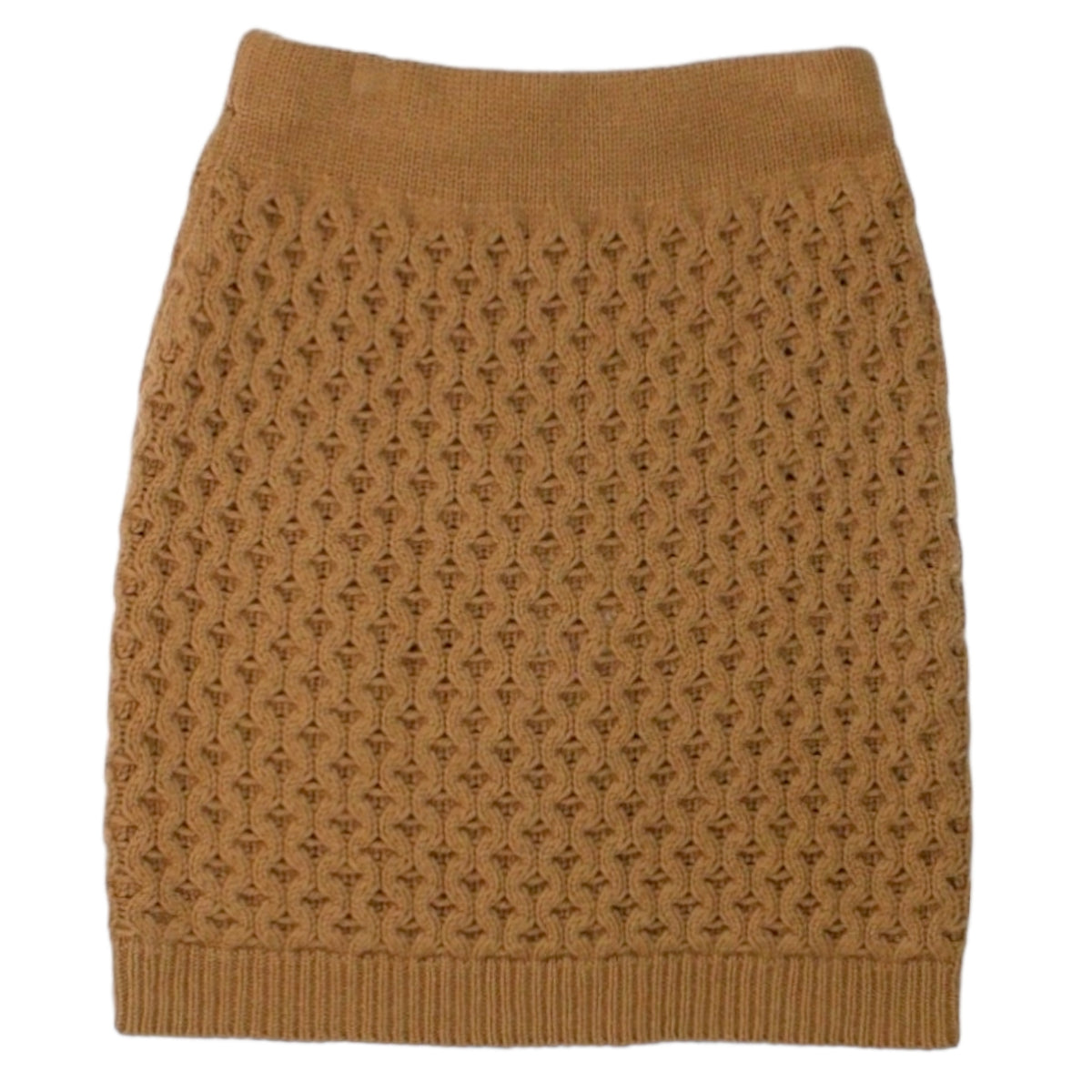 Orla Kiely Toffee Lattice Stitch Skirt