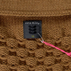 Orla Kiely Toffee Lattice Stitch Skirt