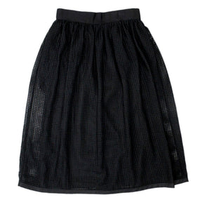 Orla Kiely Black Square Lace Skirt