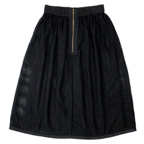 Orla Kiely Black Square Lace Skirt