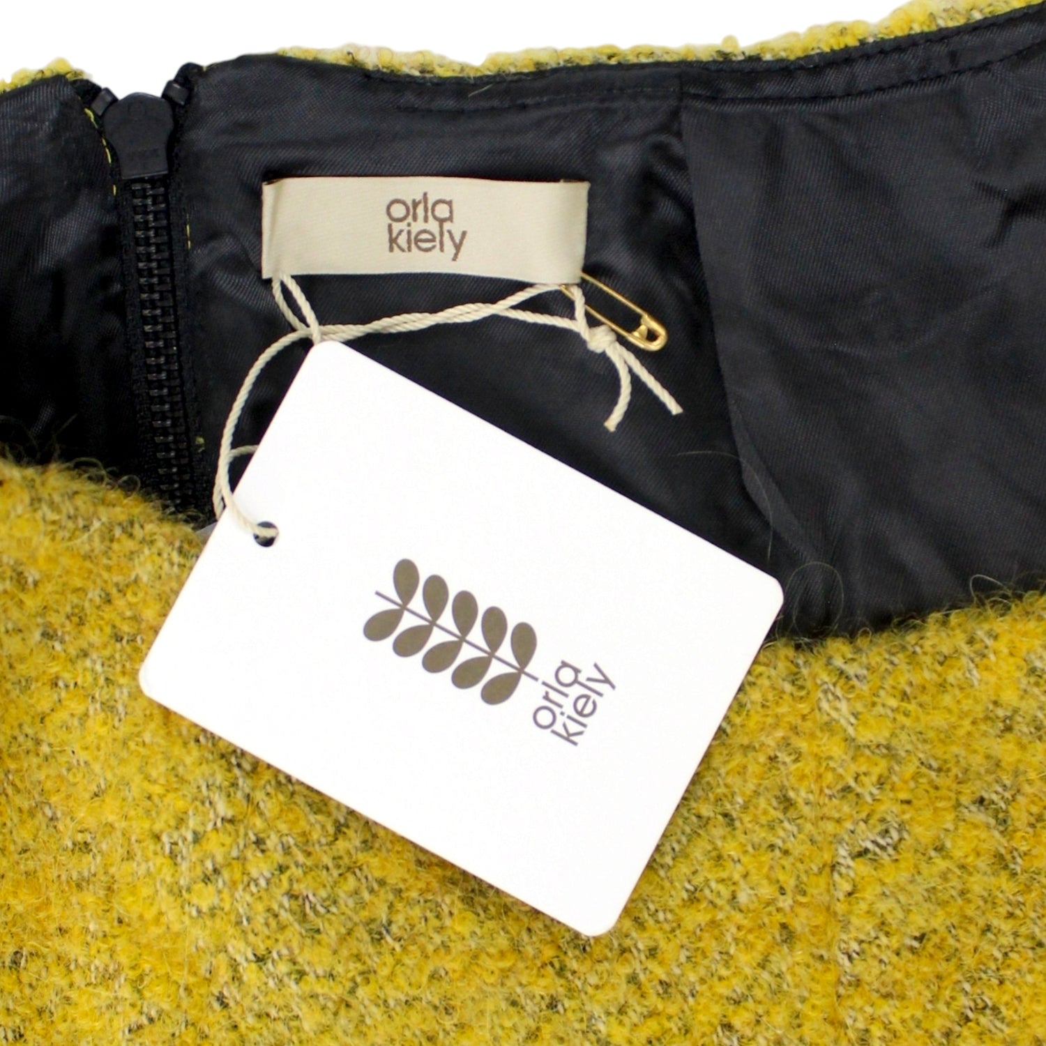 Orla Kiely Honey Mustard Jean Skirt