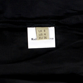 Orla Kiely Black Crinkle Organza Skirt