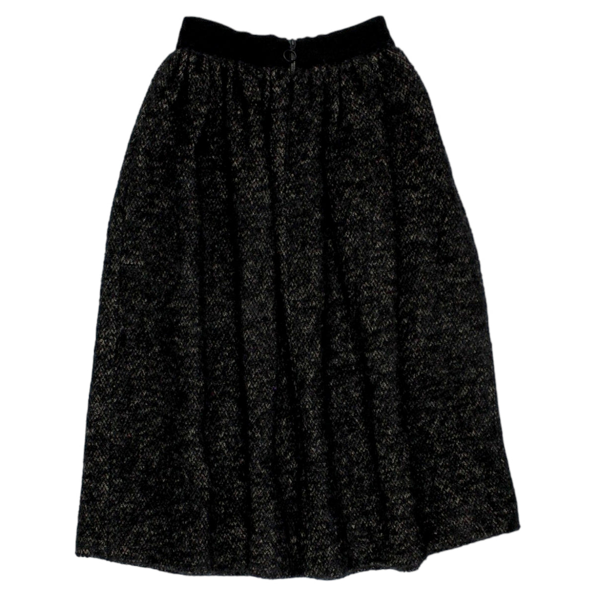 Orla Kiely Black/Cream Brushed Skirt