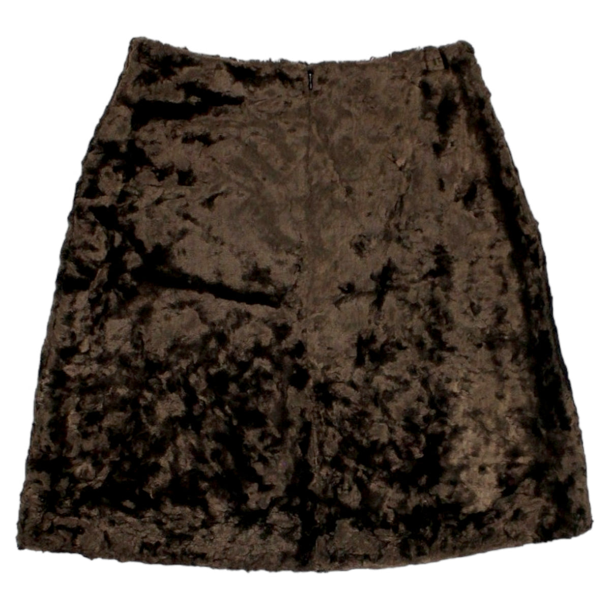 Orla Kiely Chocolate Furry Skirt
