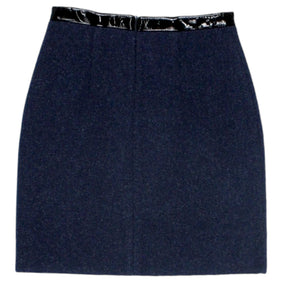 Orla Kiely Bue Flecked Mini Skirt