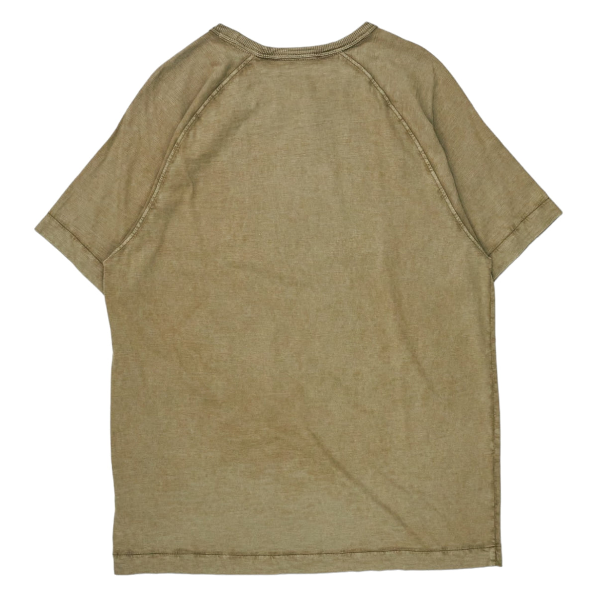 YMC Olive TV Raglan T Shirt