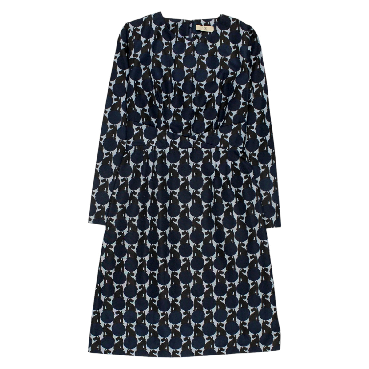 Orla  Kiely Blue Dot Print Dress