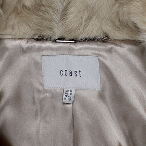 Coast Champagne Faux Fur Jacket