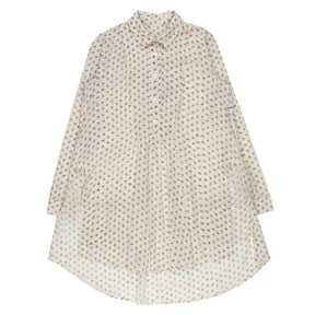 Nigel Carbourn Cream Print Long Shirt