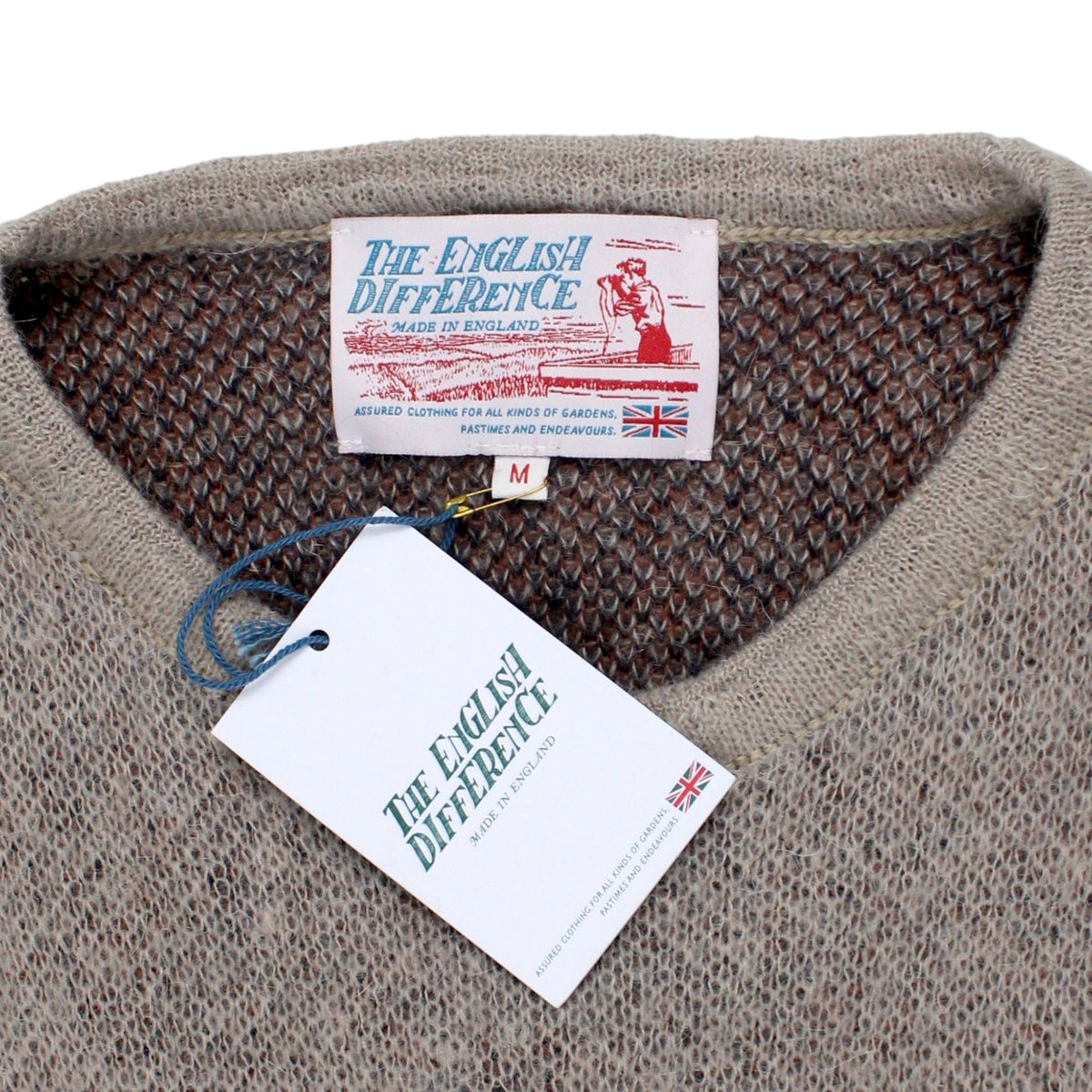 Garbstore Brown Aztec Design Knitted Jumper