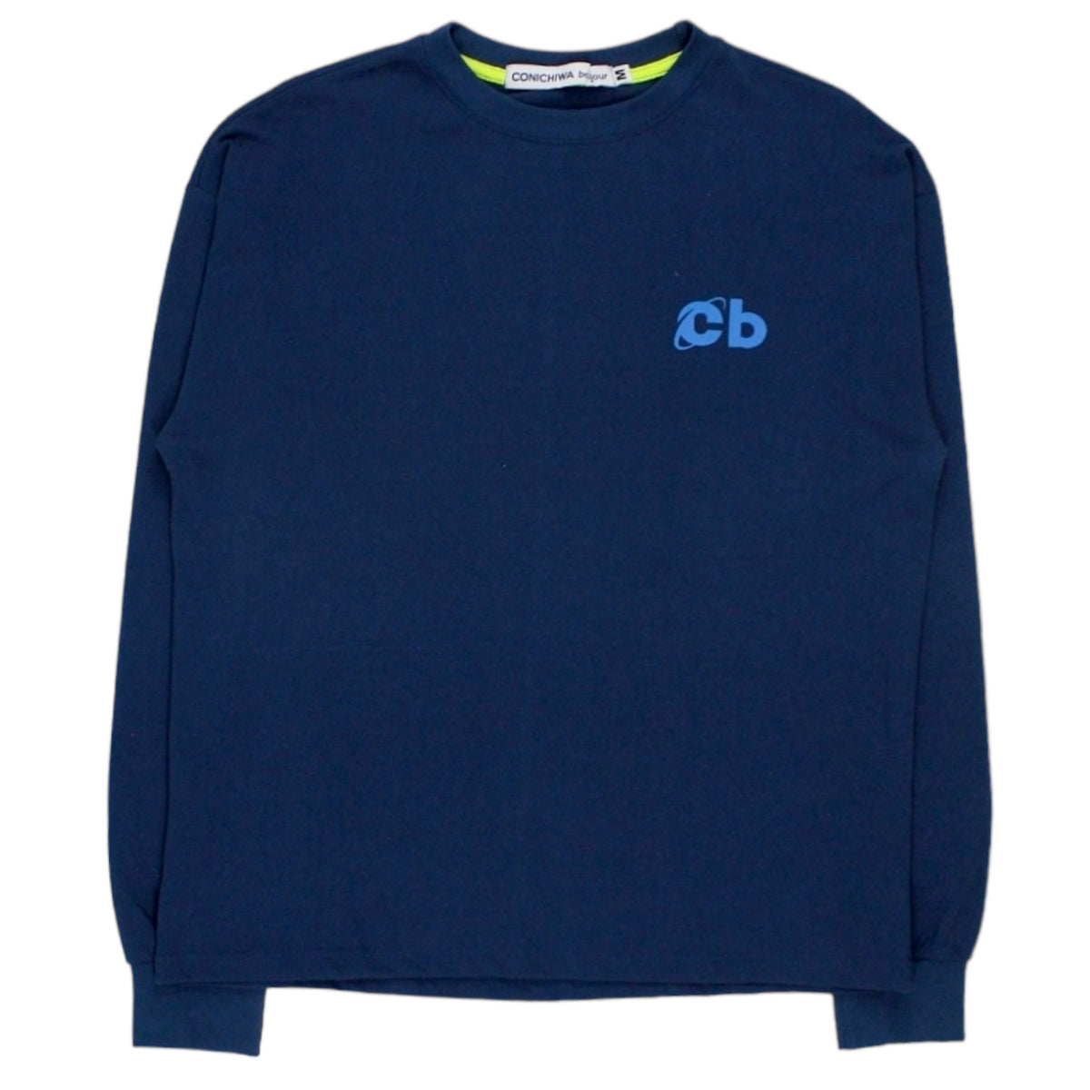 Conichiwa Bonjour Blue Long Sleeved Tee