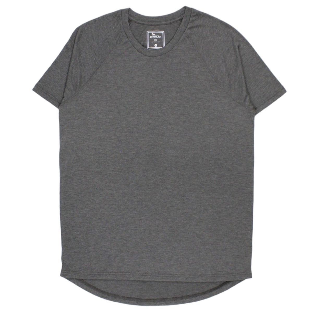 Brandblack Grey Marl Raglan Tee