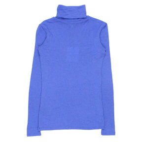 Second Female Blue Funnel Neck Tee