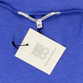 Second Female Blue Funnel Neck Tee