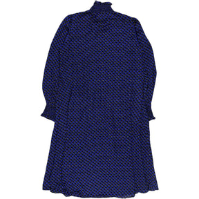 Claudie Pierot Blue/Black Geo Midi Dress