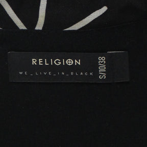 Religion Star Print Wrap Dress